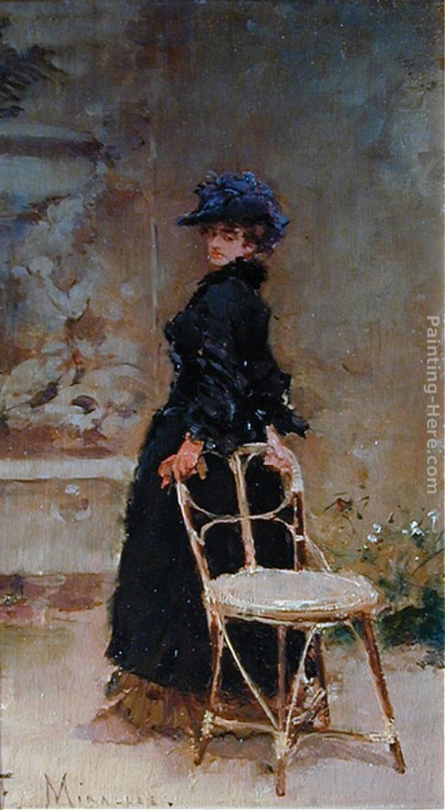 Francisco Miralles Lady in Interior